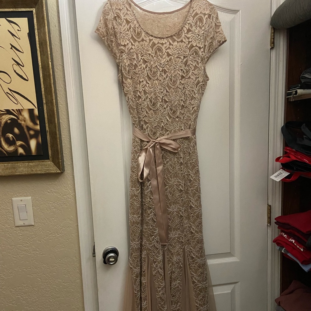 Tan dress